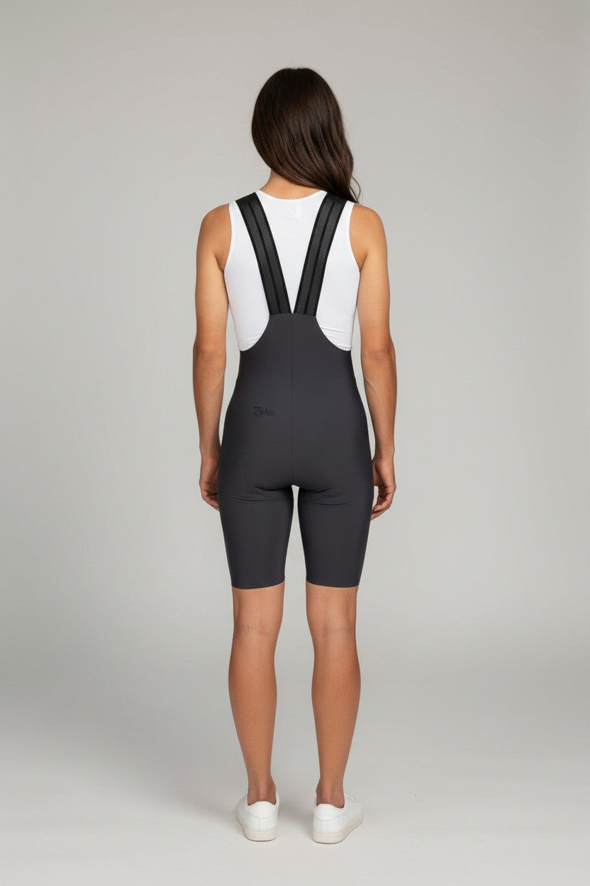 Bib Mujer Gran Fondo Gris
