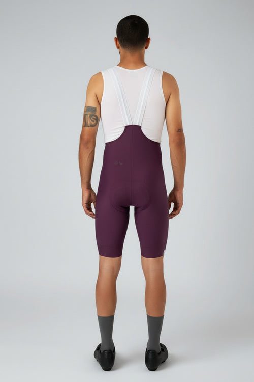 Bib Hombre Medio Fondo Purpura