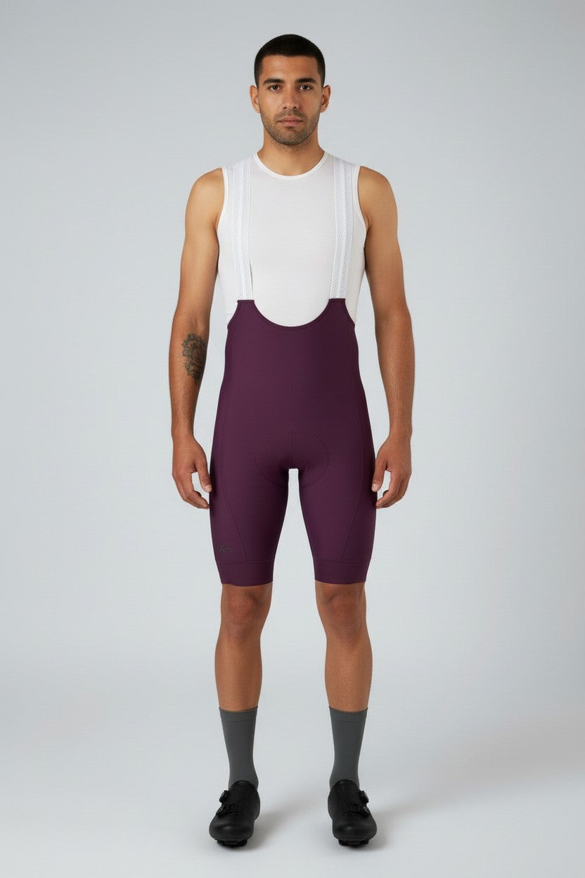 Bib Hombre Medio Fondo Purpura