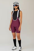 Bib Mujer Medio Fondo Purpura
