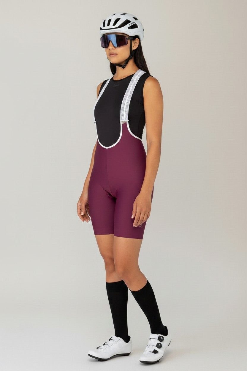 Bib Mujer Medio Fondo Purpura