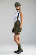 Bib Mujer Medio Fondo Verde Militar