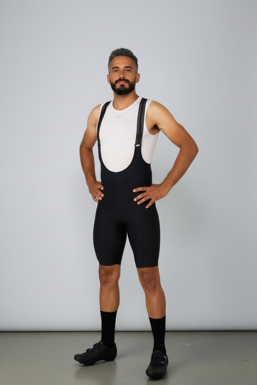 Bib Hombre Medio Fondo Negro