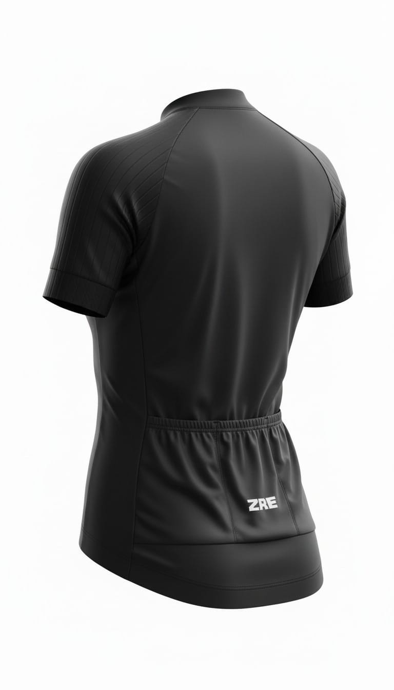 Jersey MujerNegro Manga Corta