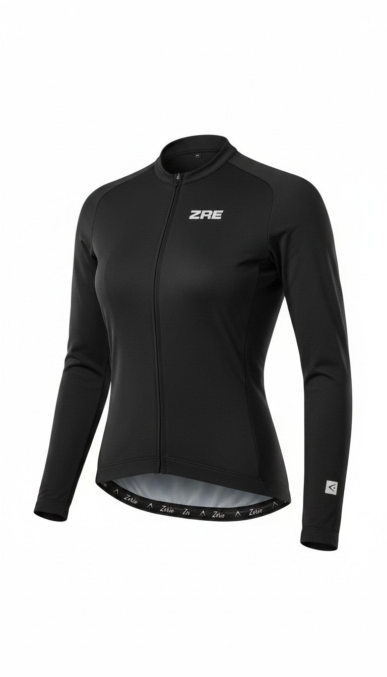 Jersey Mujer Negro Manga Larga