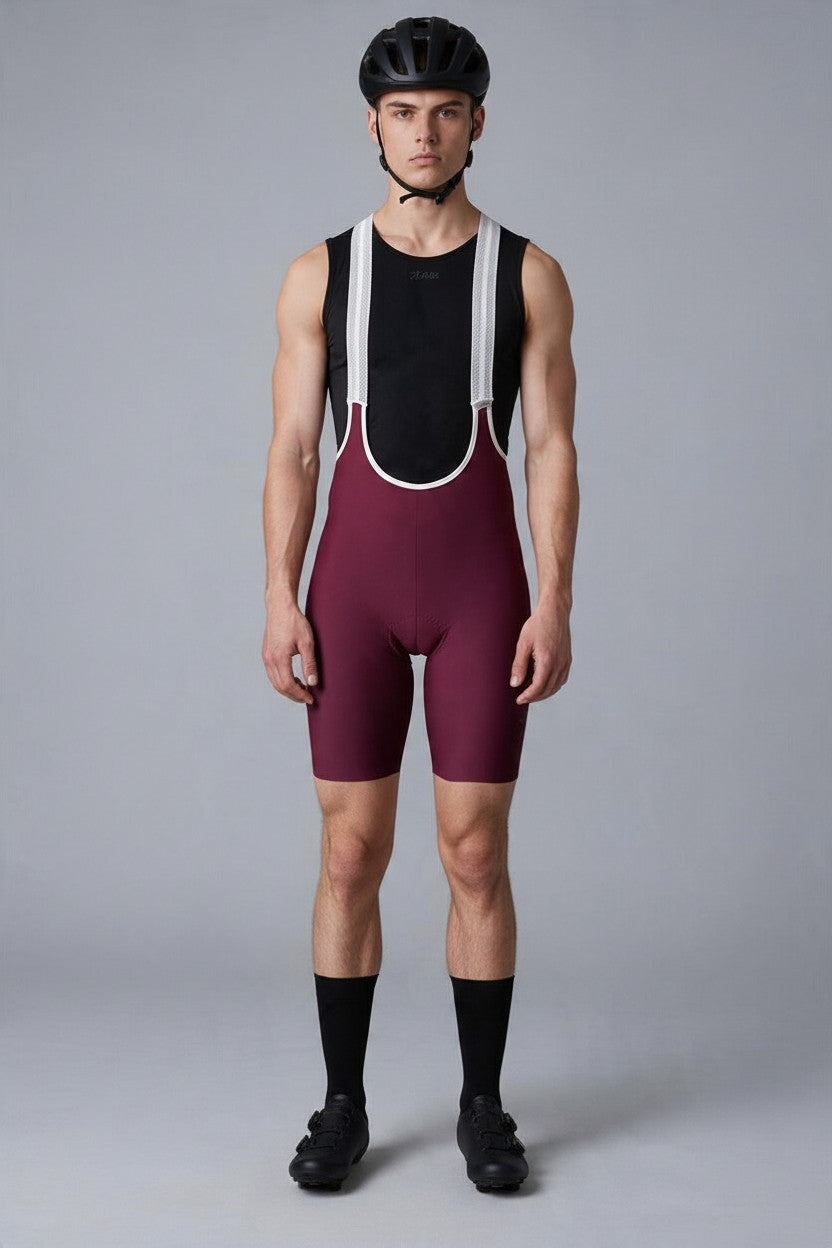 Bib Hombre Medio Fondo Rojo Valentino