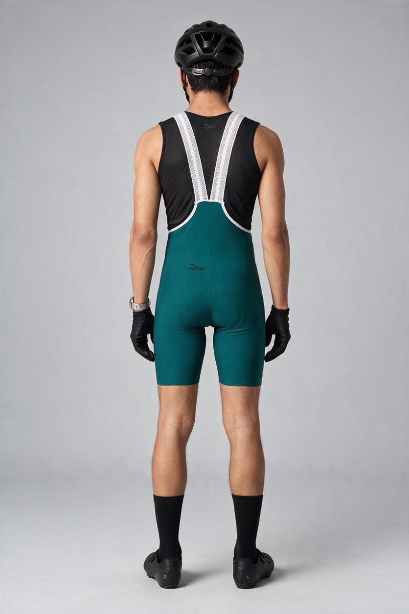 Bib Hombre Medio Fondo Verde Divino