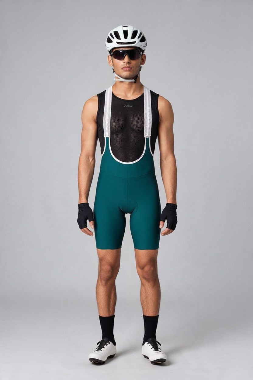 Bib Hombre Medio Fondo Verde Divino